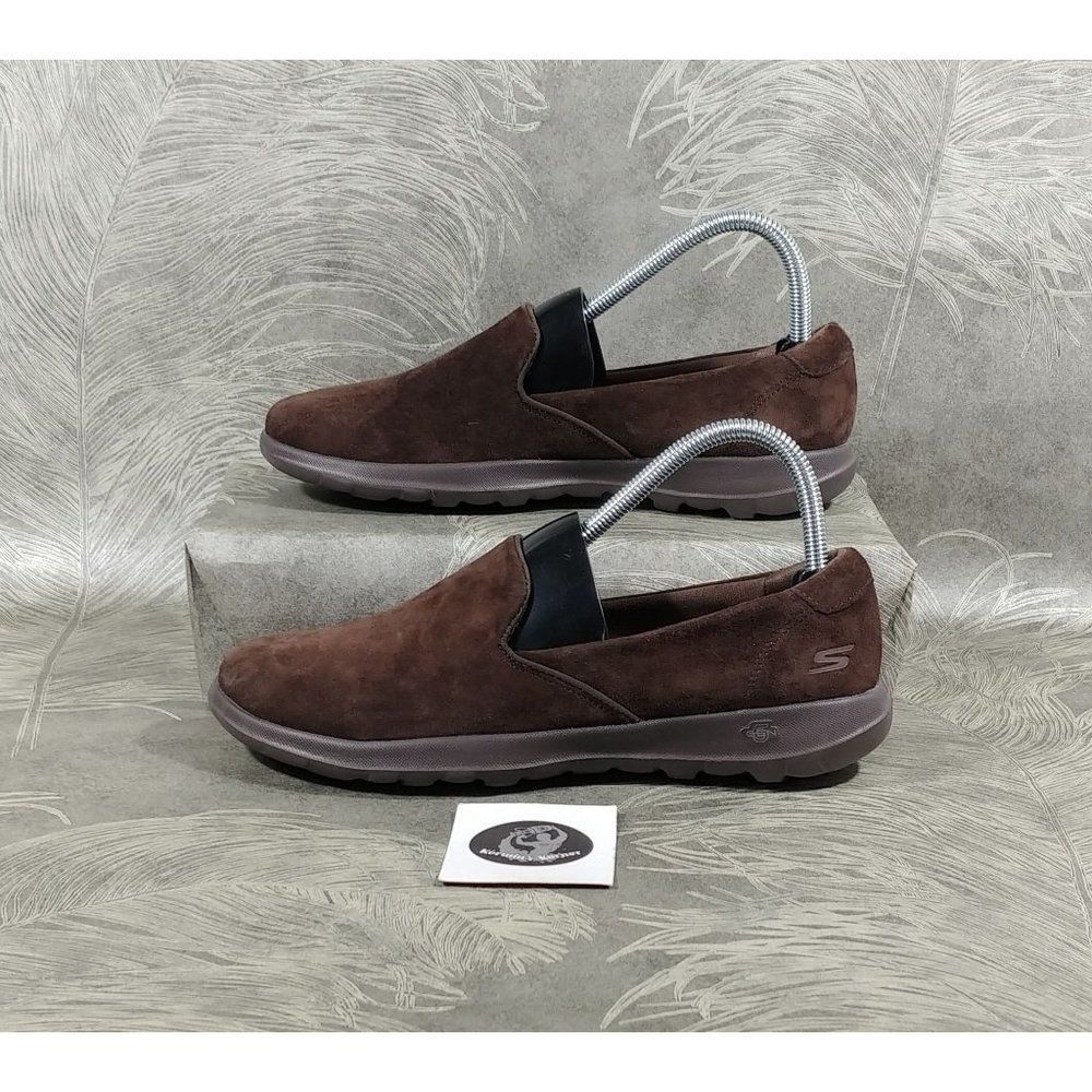 Skechers Go Walk 5 Women's Size 7.5 Chocolate Slip Ons SN15363